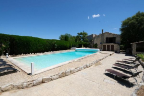 typical mas provençal with swimming pool in a small hamlet near mouriès in the alpilles in provence- 8 persons